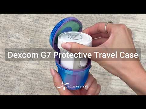 Video of hand pulling out Dexcom inserter out of a Dexcom G7 Protective Travel Case and putting back in. 