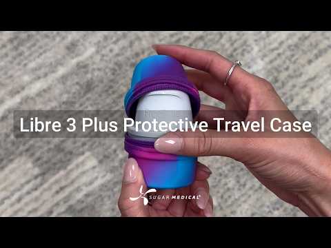 Protect your FreeStyle Libre 3 Plus sensor wherever life takes you with the Sugar Medical® Libre 3 Plus Protective Travel Case.