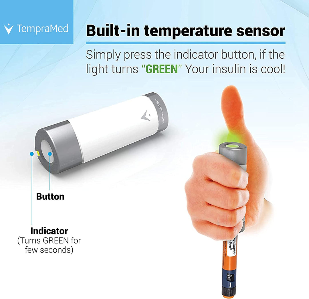 VIVI Cap: Insulin Cooler Pen Carrying Case