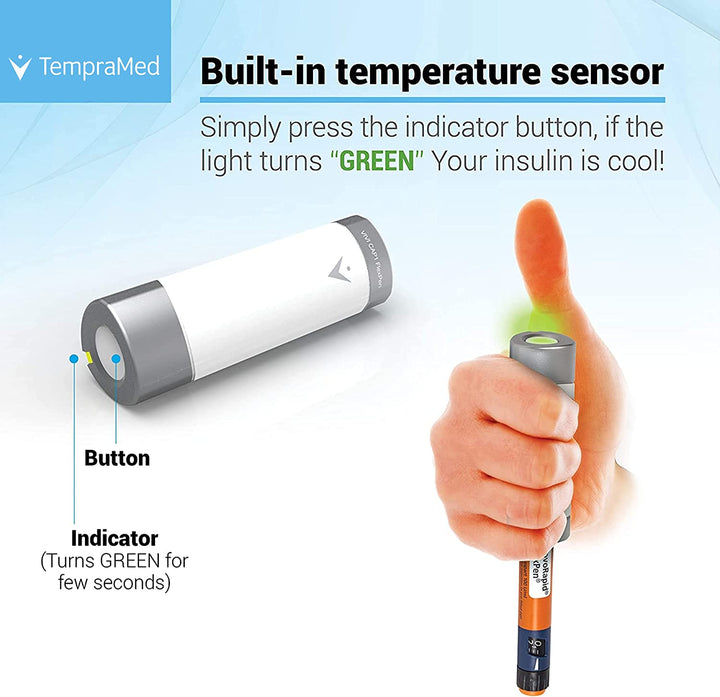 VIVI Cap: Insulin Cooler Pen Carrying Case