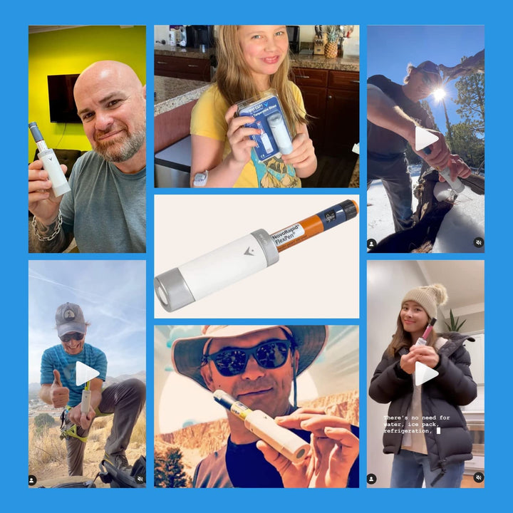 VIVI Cap: Insulin Cooler Pen Carrying Case